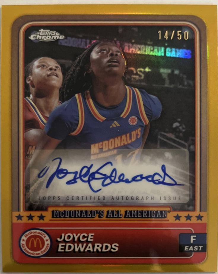 Joyce Edwards [Gold Autograph Refractor] #3