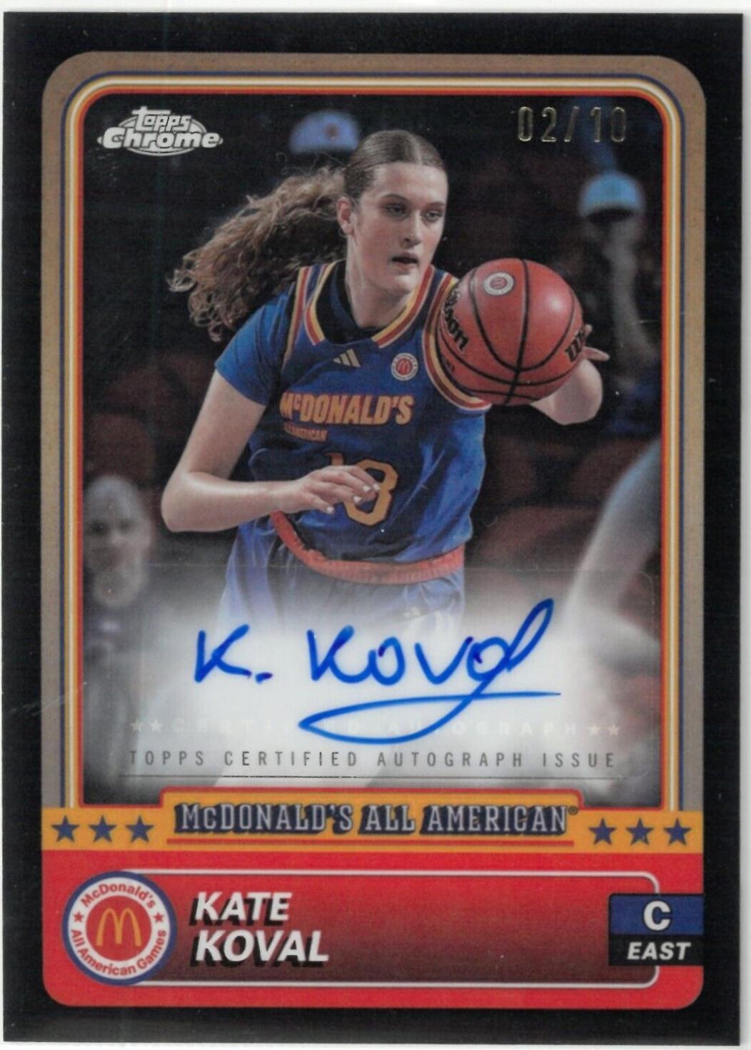 Kate Koval [Black Autograph Refractor] #6