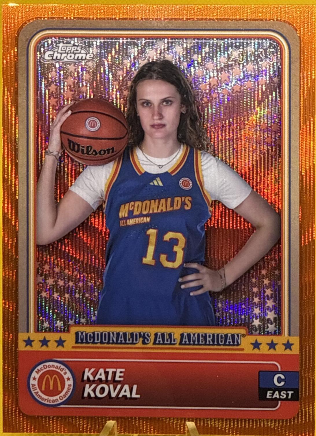 Kate Koval [Orange Wave Refractor] #56