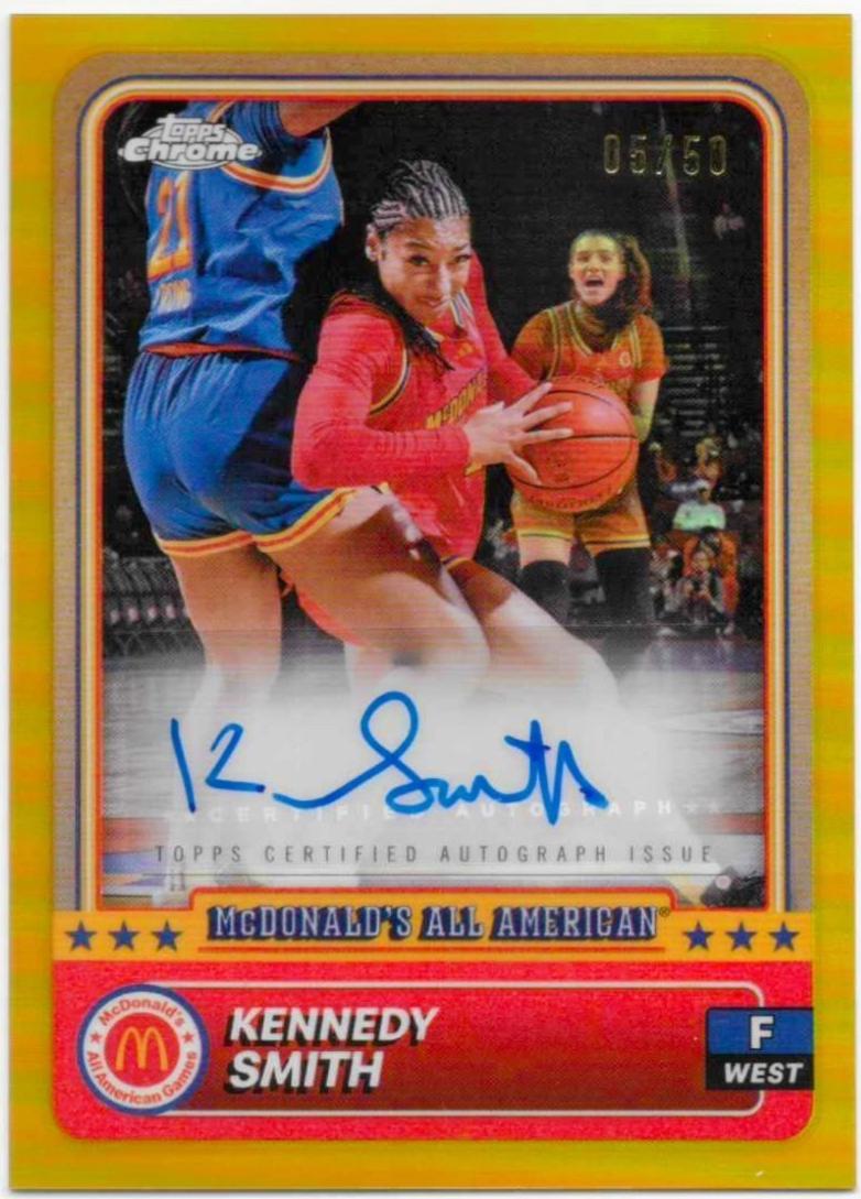 Kennedy Smith [Gold Autograph Refractor] #23