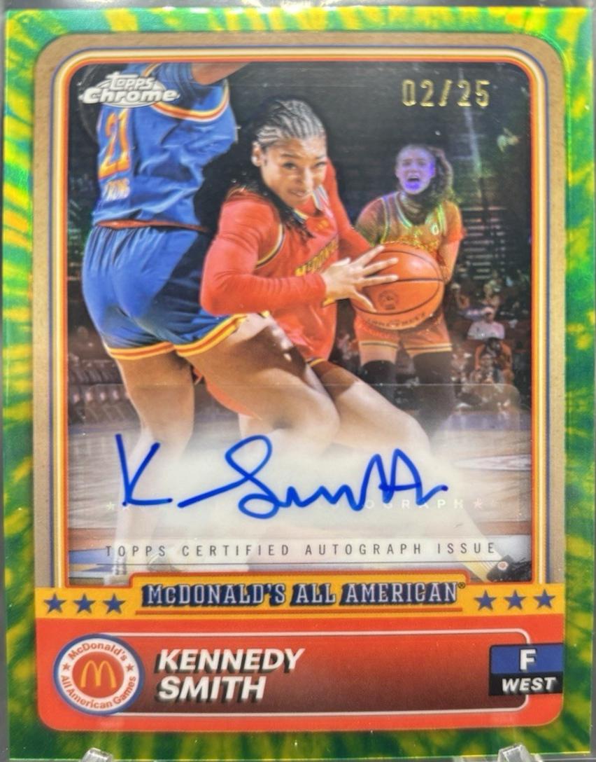 Kennedy Smith [Tie-Dye Autograph Refractor] #23