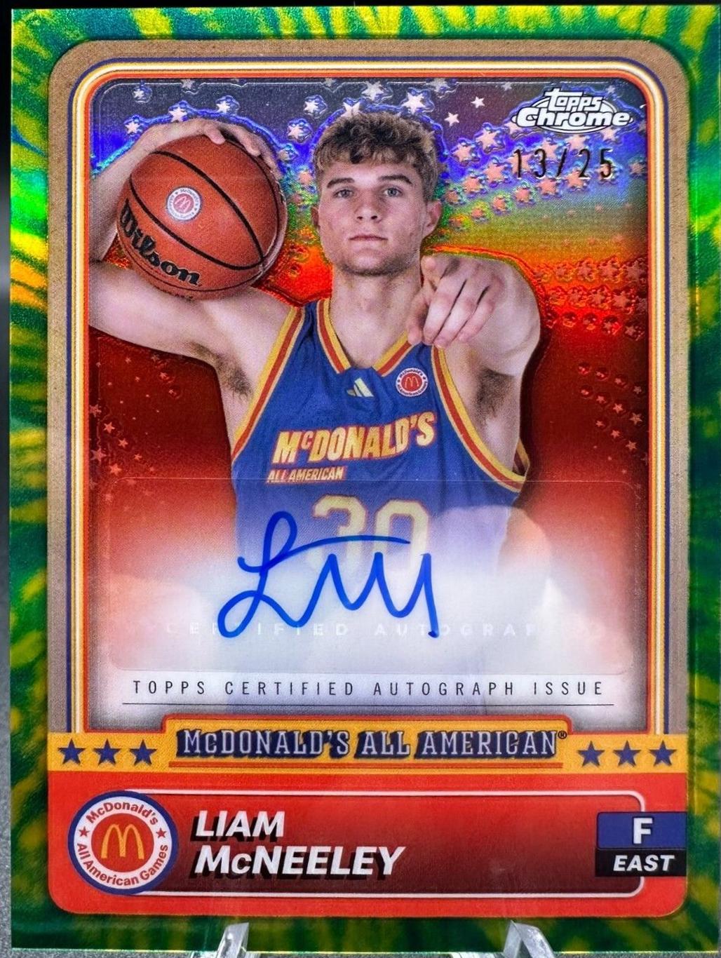 Liam McNeeley [Tie-Dye Refractor] #80