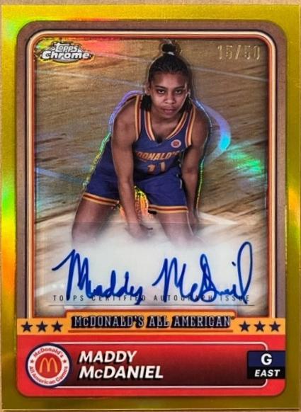Maddy McDaniel [Gold Autograph Refractor] #7