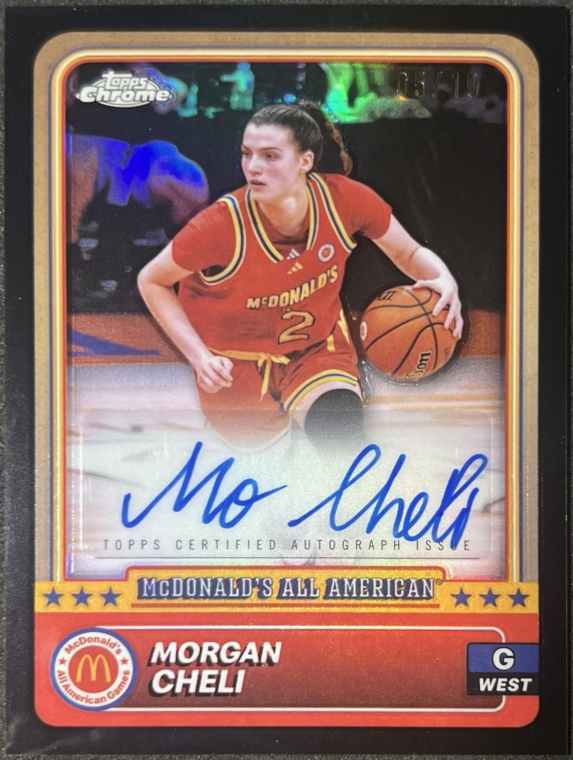 Morgan Cheli [Black Autograph Refractor] #16