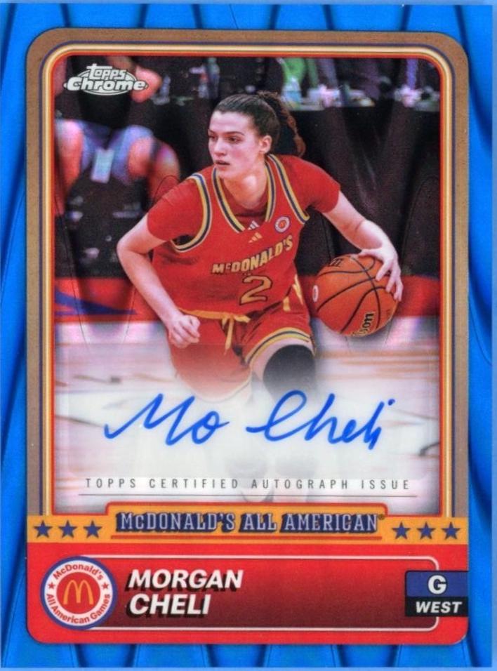 Morgan Cheli [Blue RayWave Autograph Refractor] #16