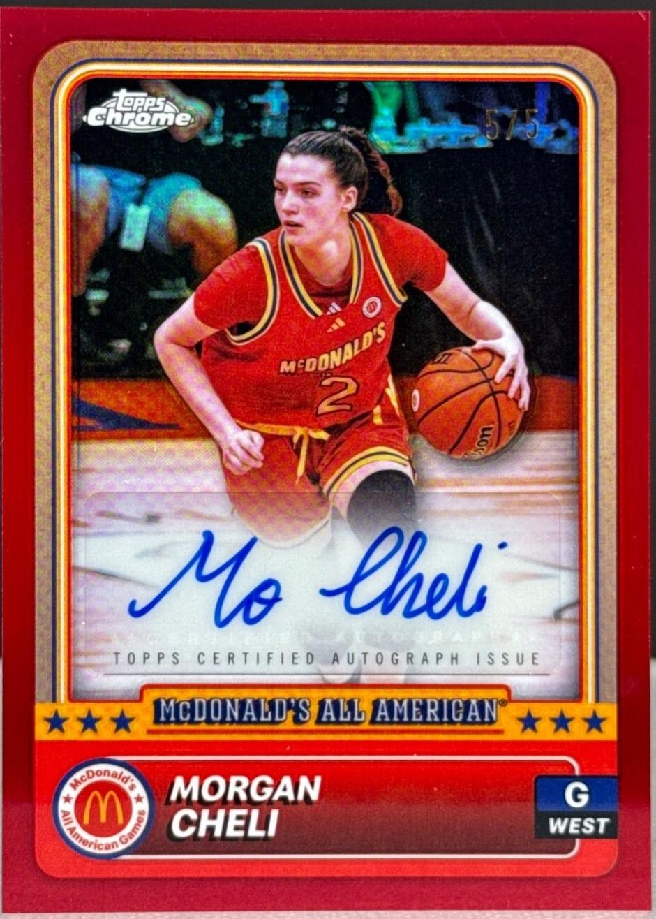 Morgan Cheli [Red Autograph Refractor] #16