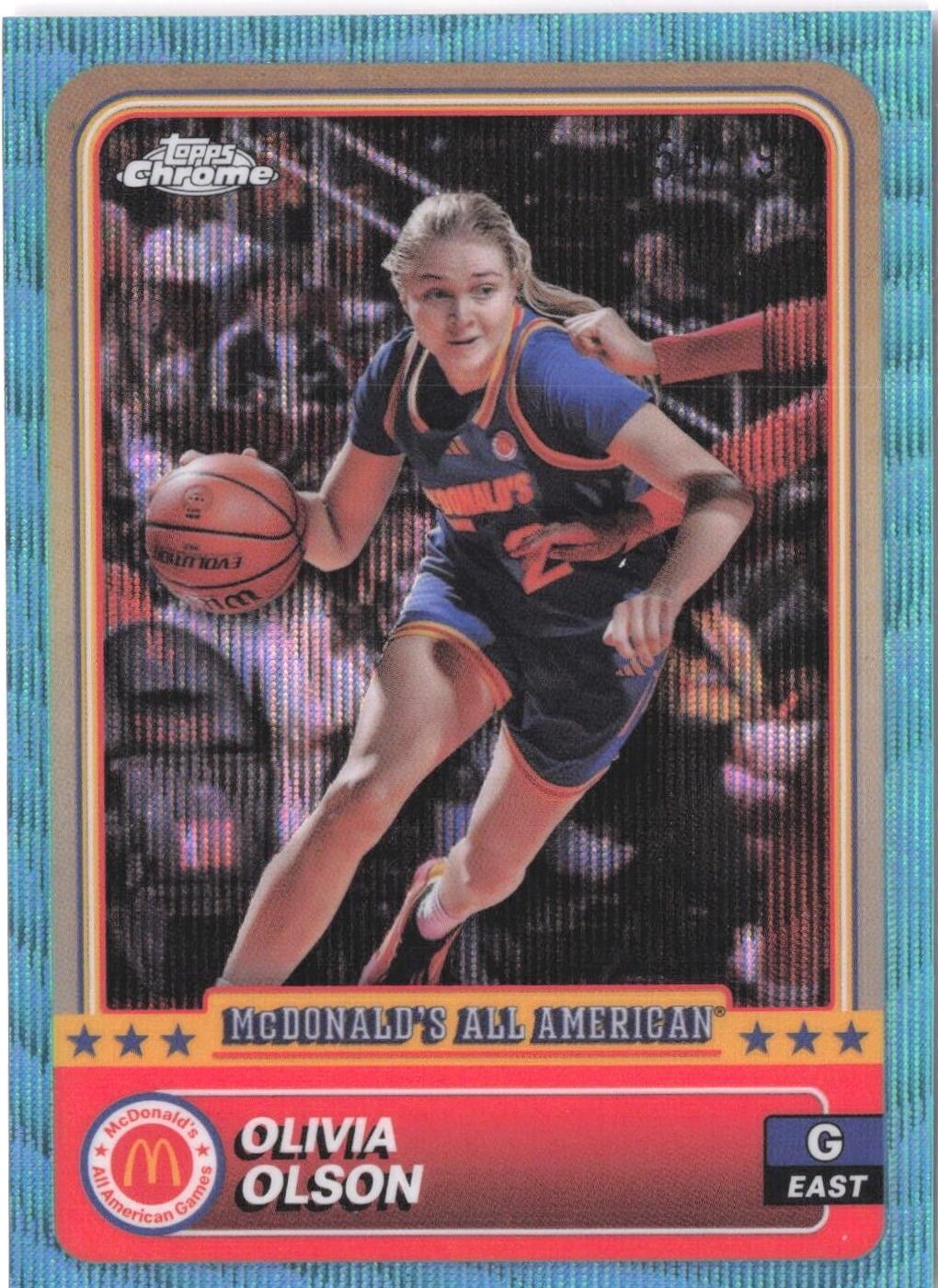 Olivia Olson [Aqua Wave Refractor] #8