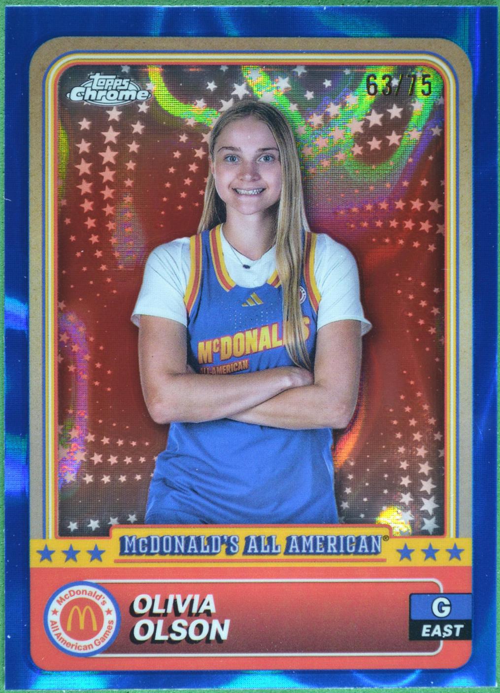 Olivia Olson [Blue Lava Refractor] #58