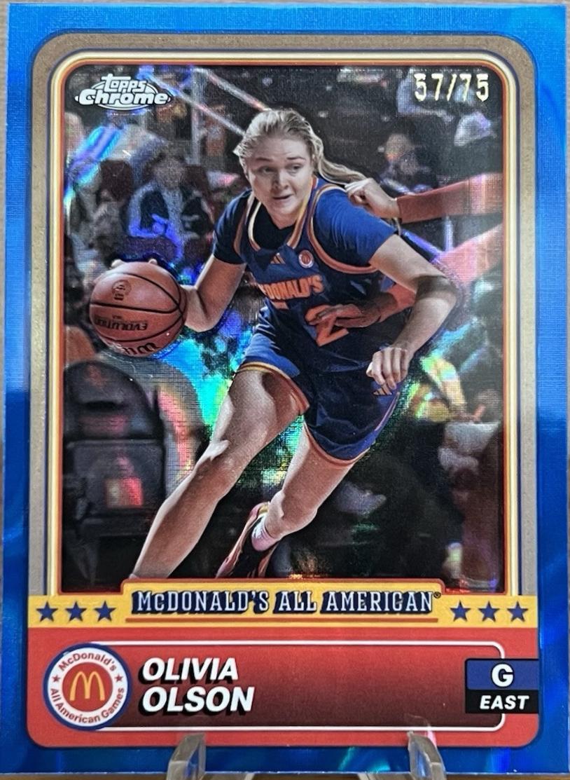 Olivia Olson [Blue Lava Refractor] #8