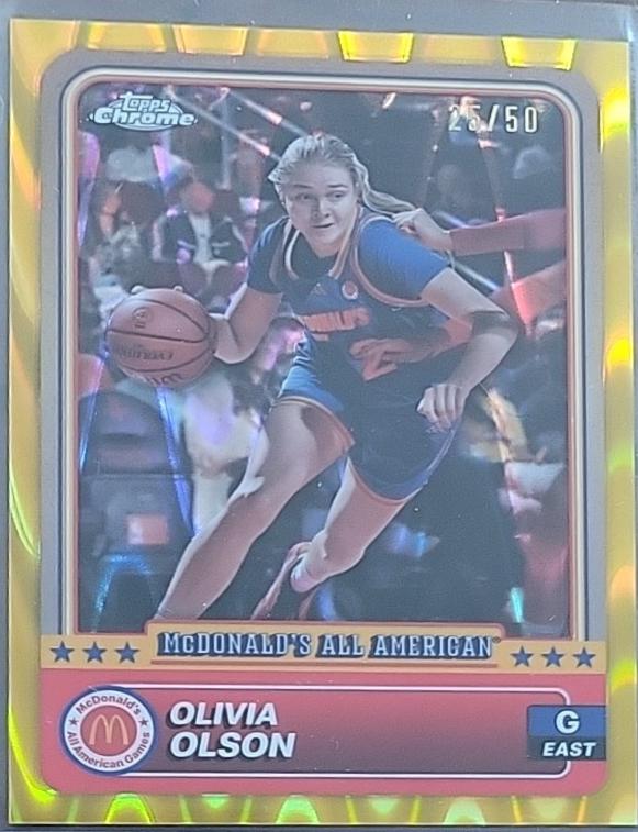 Olivia Olson [Gold Refractor] #8