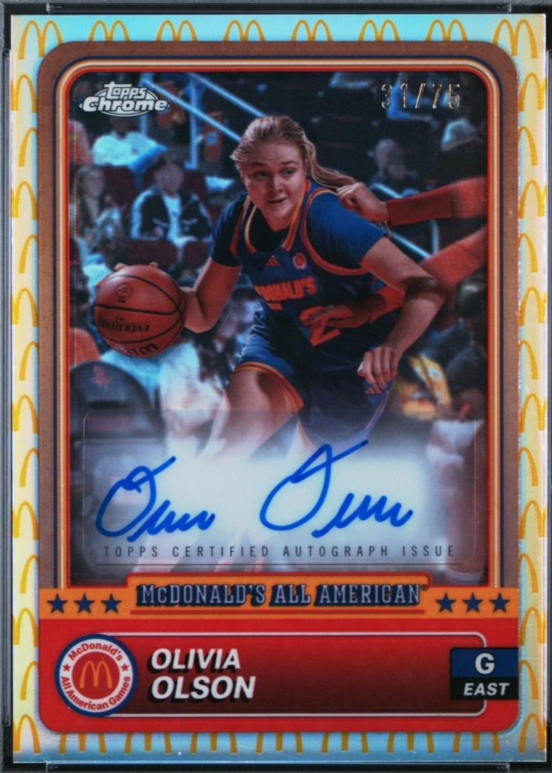 Olivia Olson [McDonald's Logo Autograph Refractor] #8