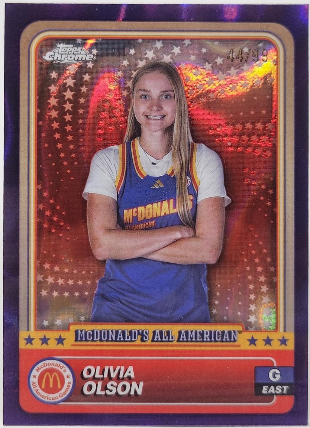 Olivia Olson [Purple Lava Refractor] #58