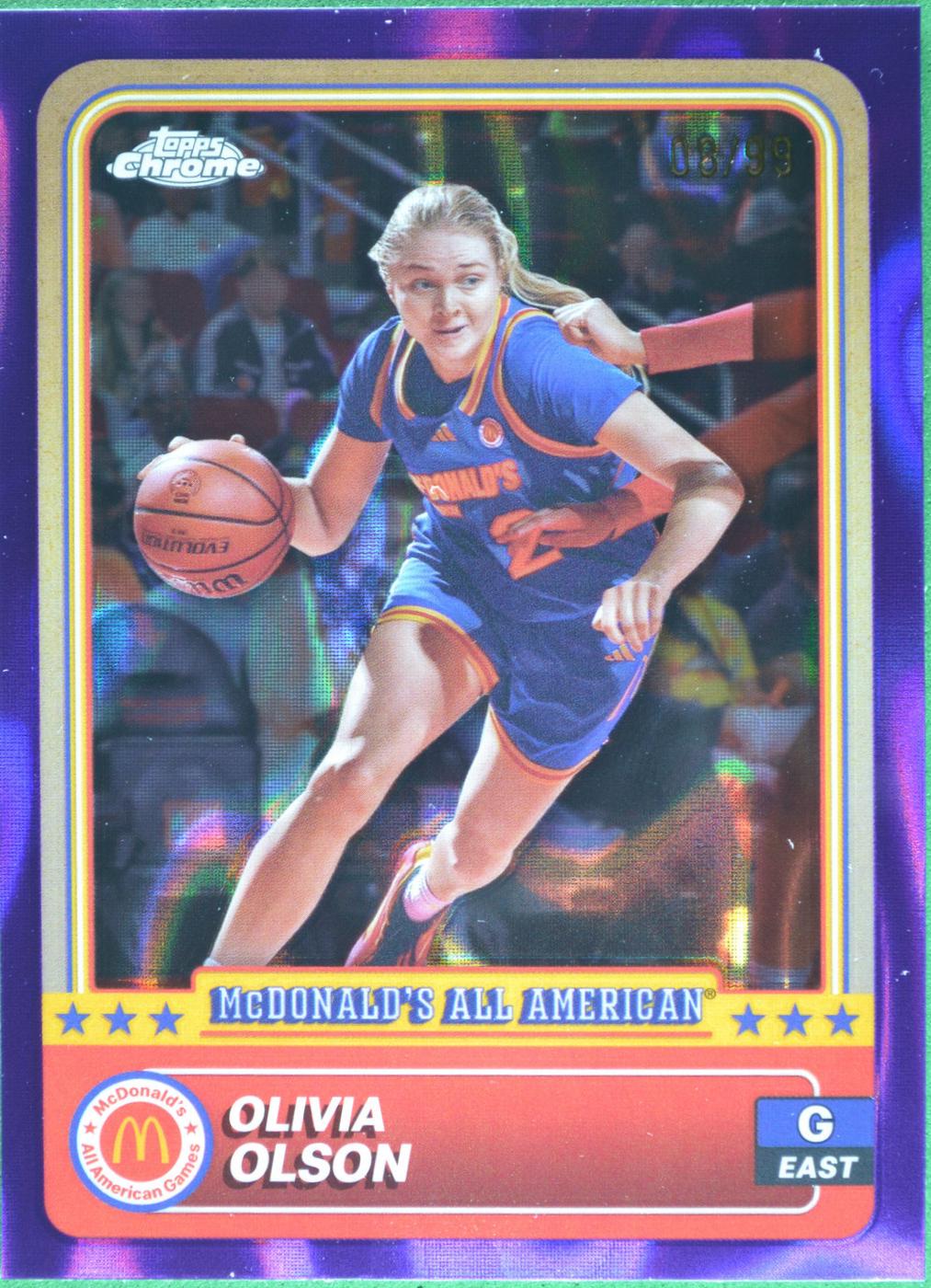 Olivia Olson [Purple Lava Refractor] #8