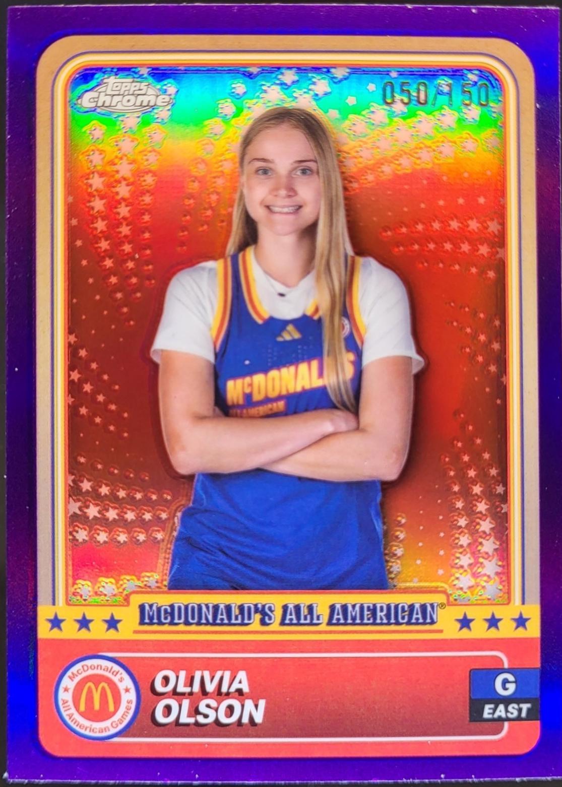 Olivia Olson [Purple Refractor] #58