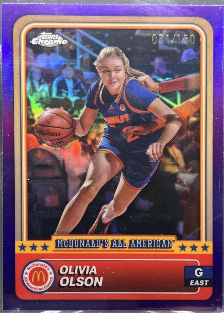 Olivia Olson [Purple Refractor] #8