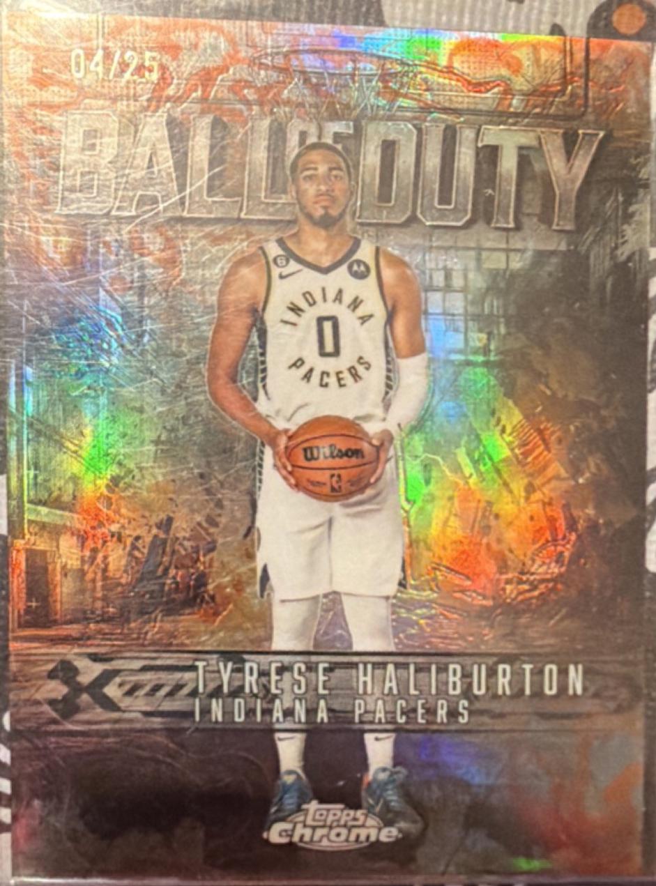 Tyrese Haliburton [Orange Refractor] #BD-12