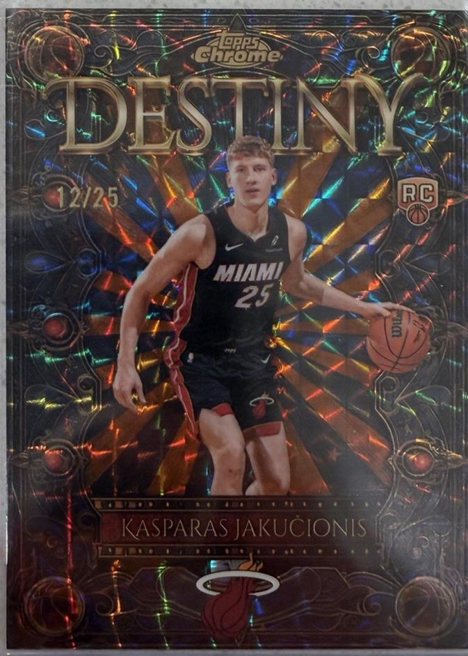 Kasparas Jakucionis [Refractor Orange Geometric] #D-17