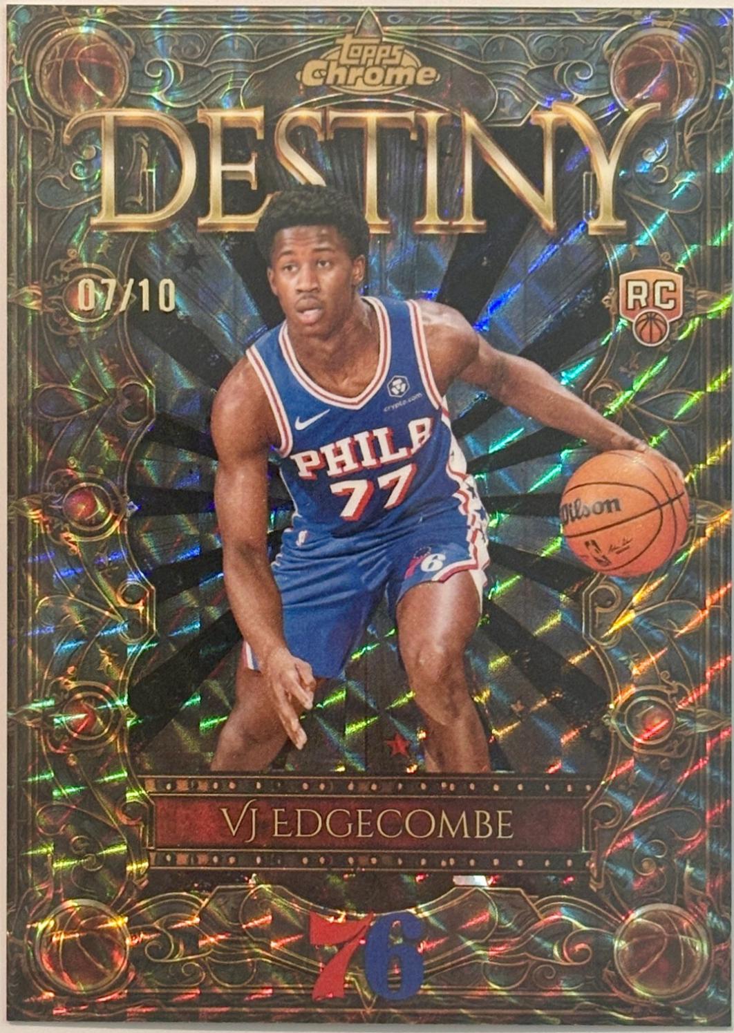 VJ Edgecombe [Refractor Black Geometric] #D-3