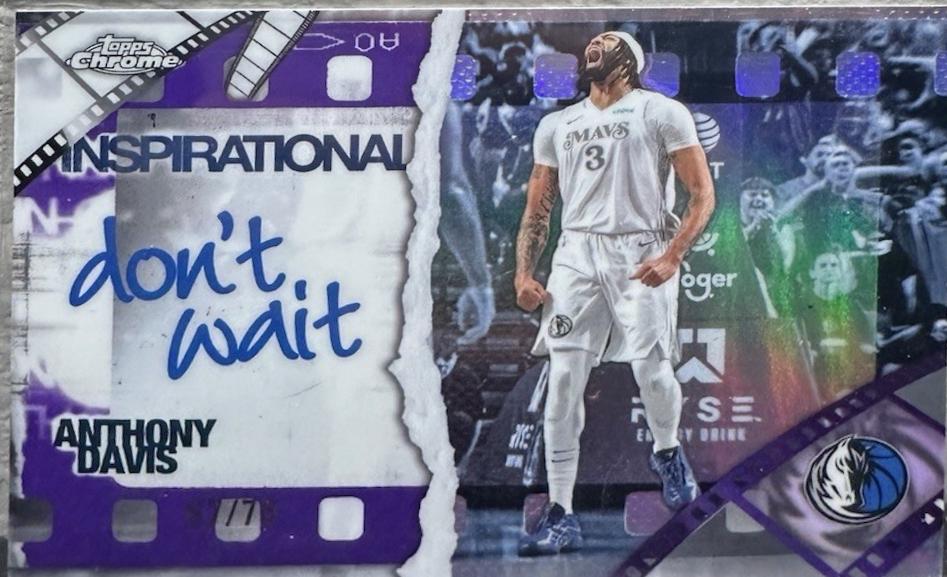 Anthony Davis [Purple Refractor] #IP-13