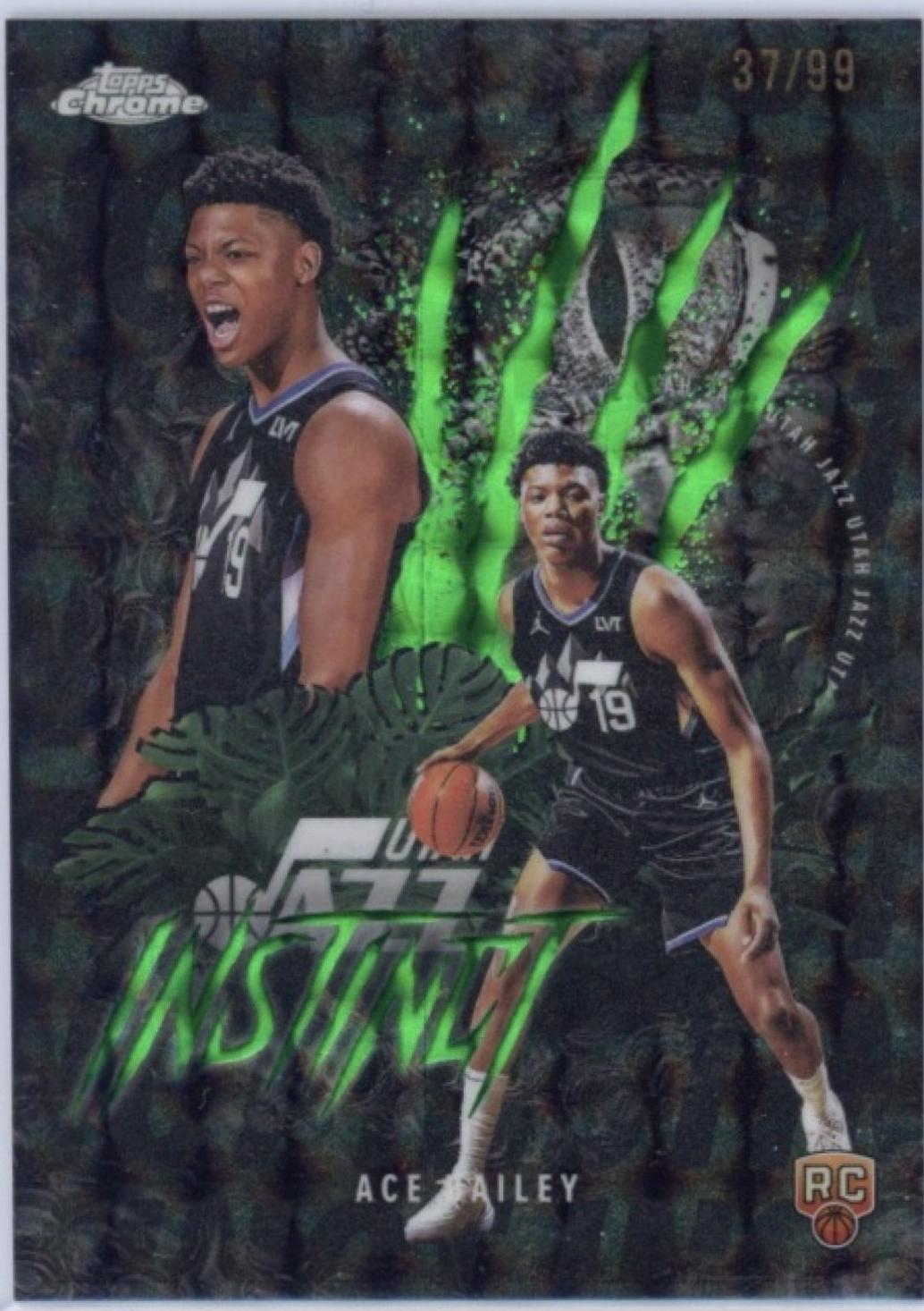 Ace Bailey [Refractor Green Geometric] #INS-15