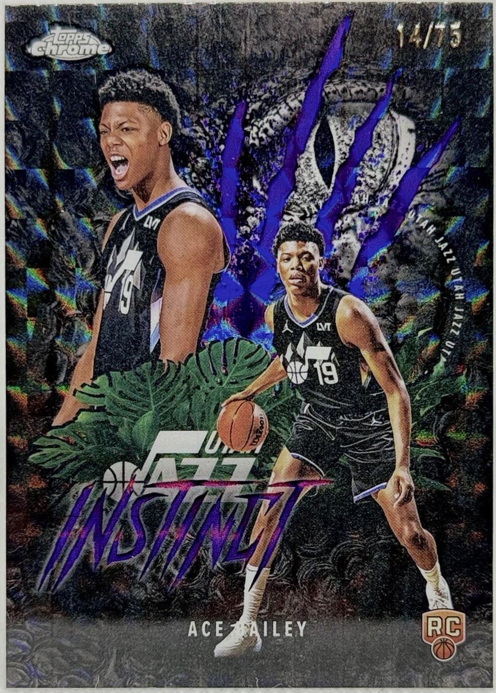 Ace Bailey [Refractor Purple Geometric] #INS-15