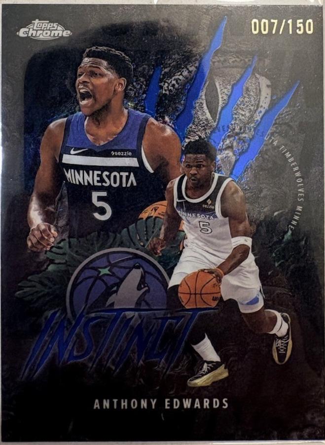 Anthony Edwards [Refractor Blue] #INS-7