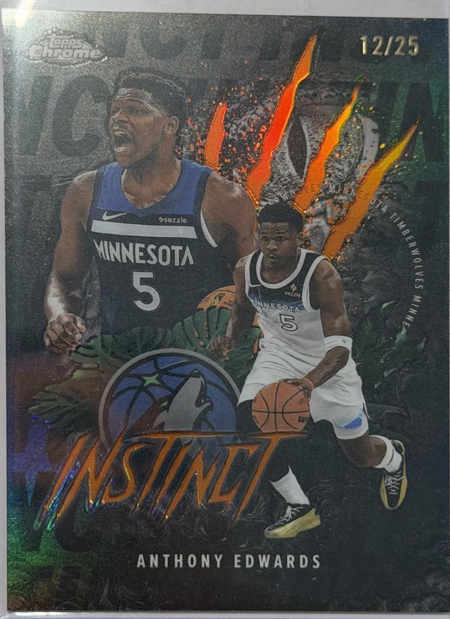 Anthony Edwards [Refractor Orange] #INS-7