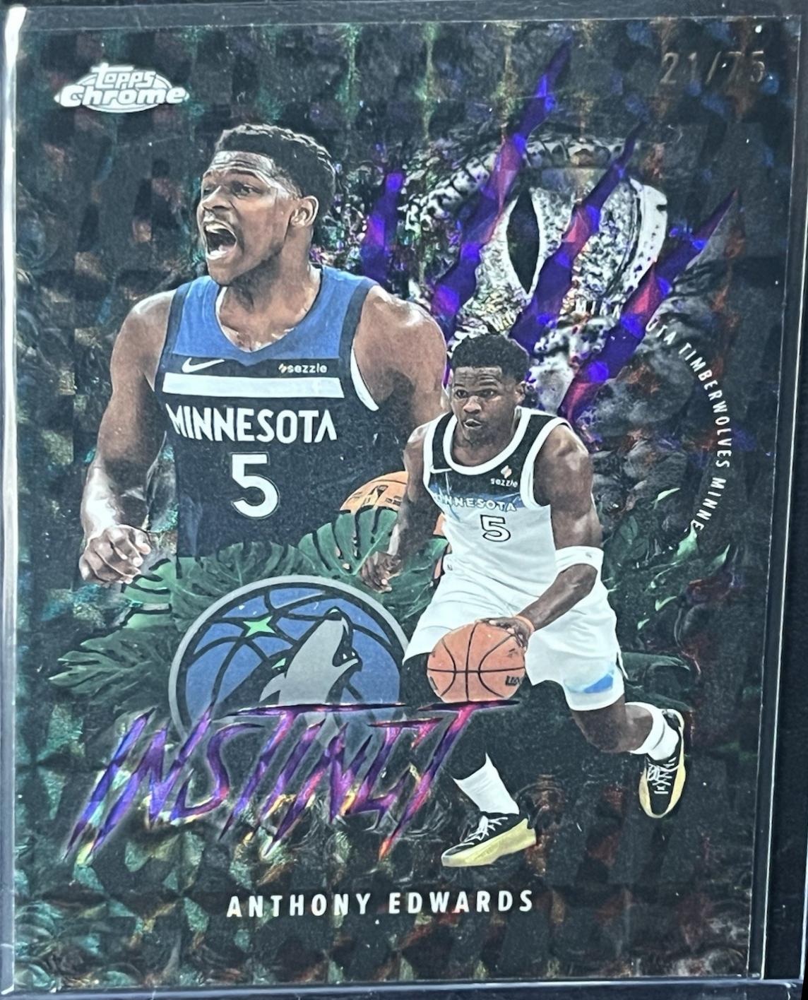 Anthony Edwards [Refractor Purple] #INS-7