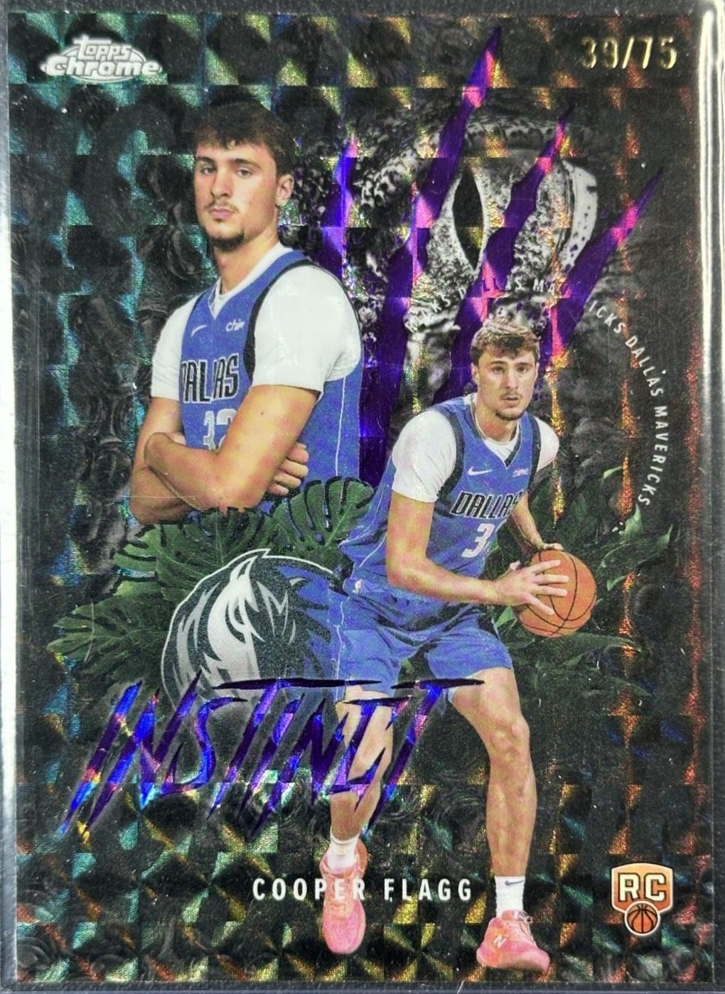 Cooper Flagg [Refractor Purple Geometric] #INS-11