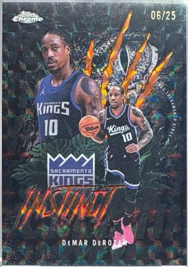 DeMAR DeROZAN [Refractor Orange Geometric] #INS-8