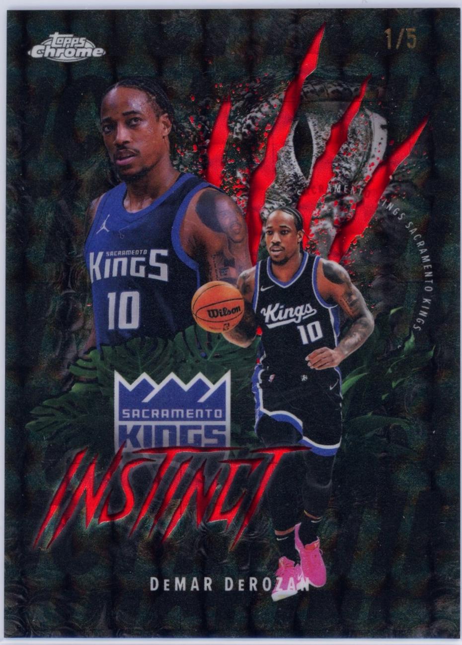 DeMAR DeROZAN [Refractor Red Geometric] #INS-8