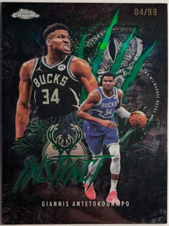 Giannis Antetokounmpo [Refractor Green] #INS-4