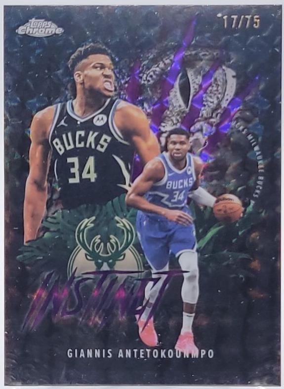 Giannis Antetokounmpo [Refractor Purple] #INS-4