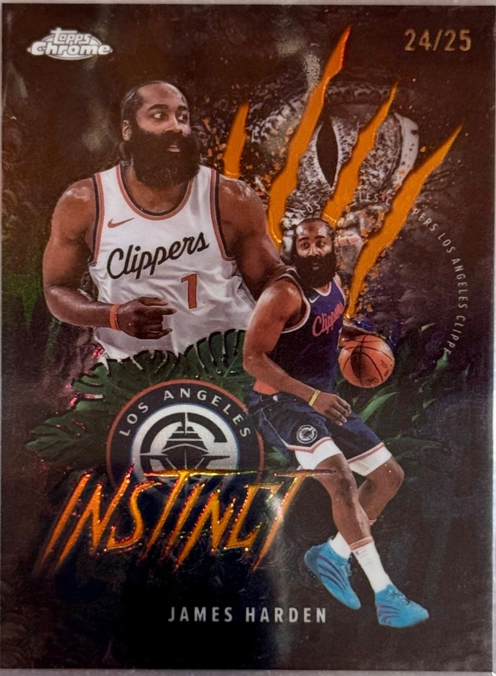 James Harden [Refractor Orange] #INS-5