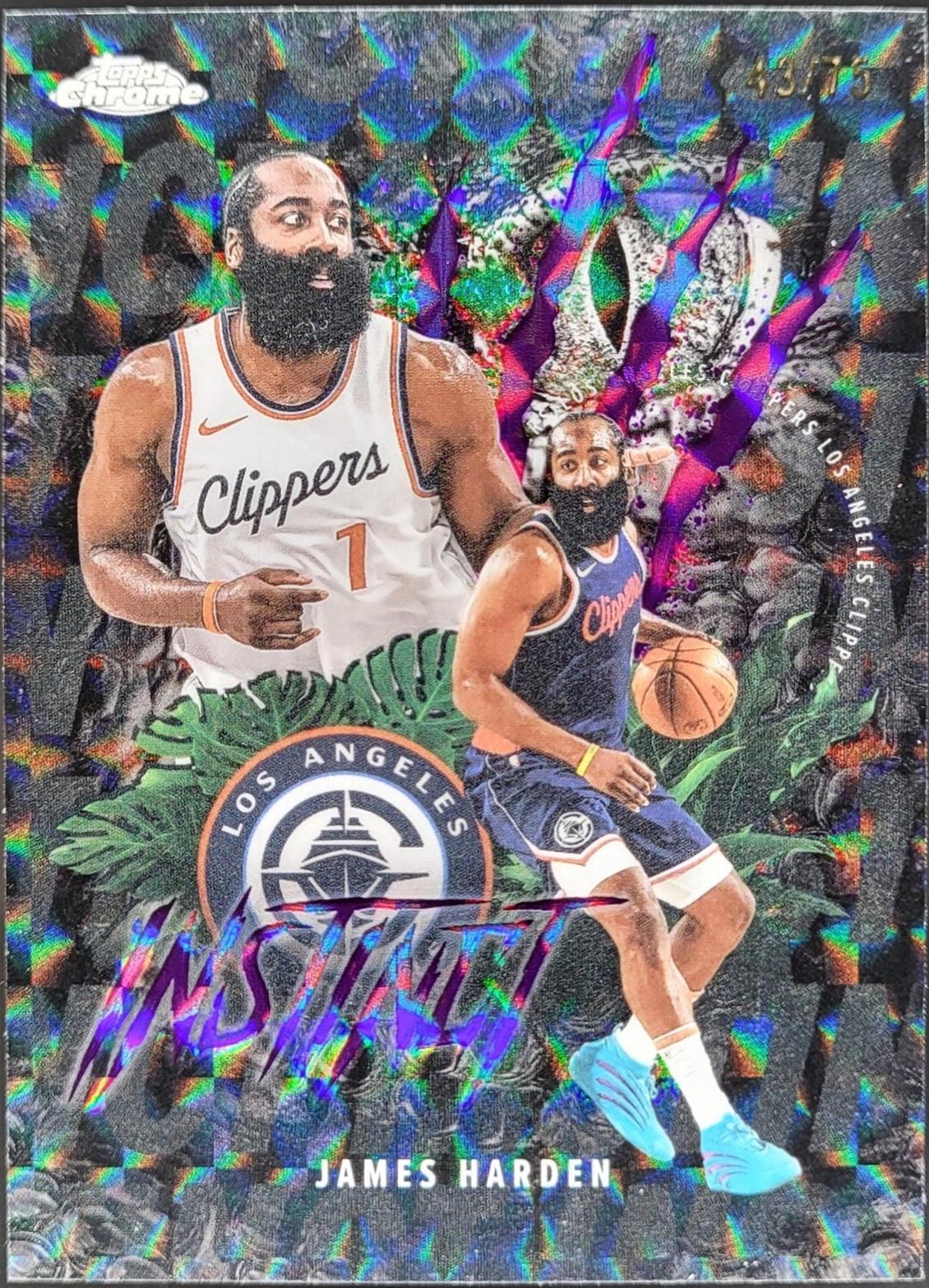 James Harden [Refractor Purple Geometric] #INS-5