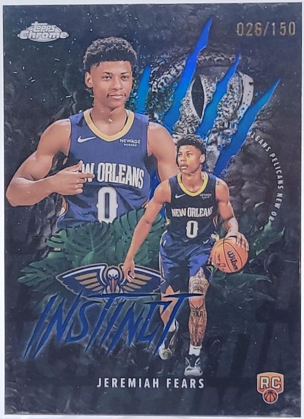 Jeremiah Fears [Refractor Blue] #INS-17