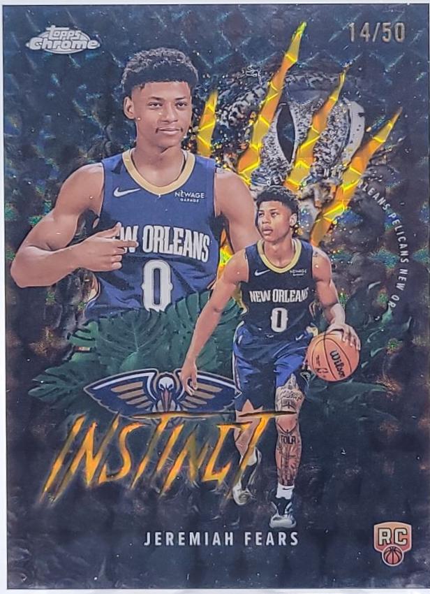 Jeremiah Fears [Refractor Gold Geometric] #INS-17