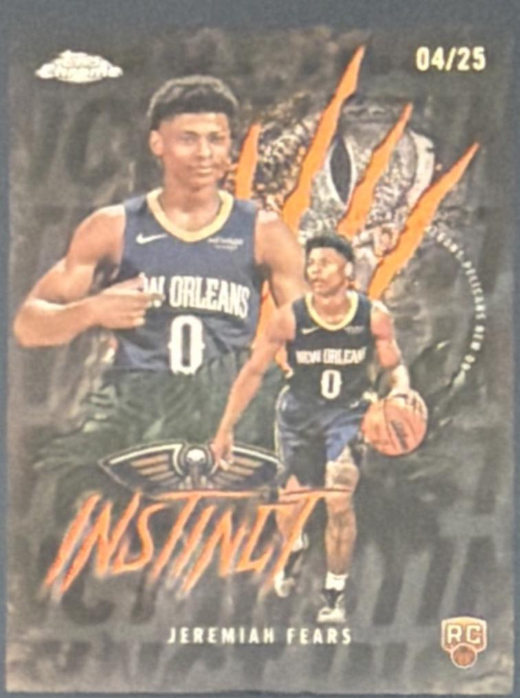 Jeremiah Fears [Refractor Orange] #INS-17