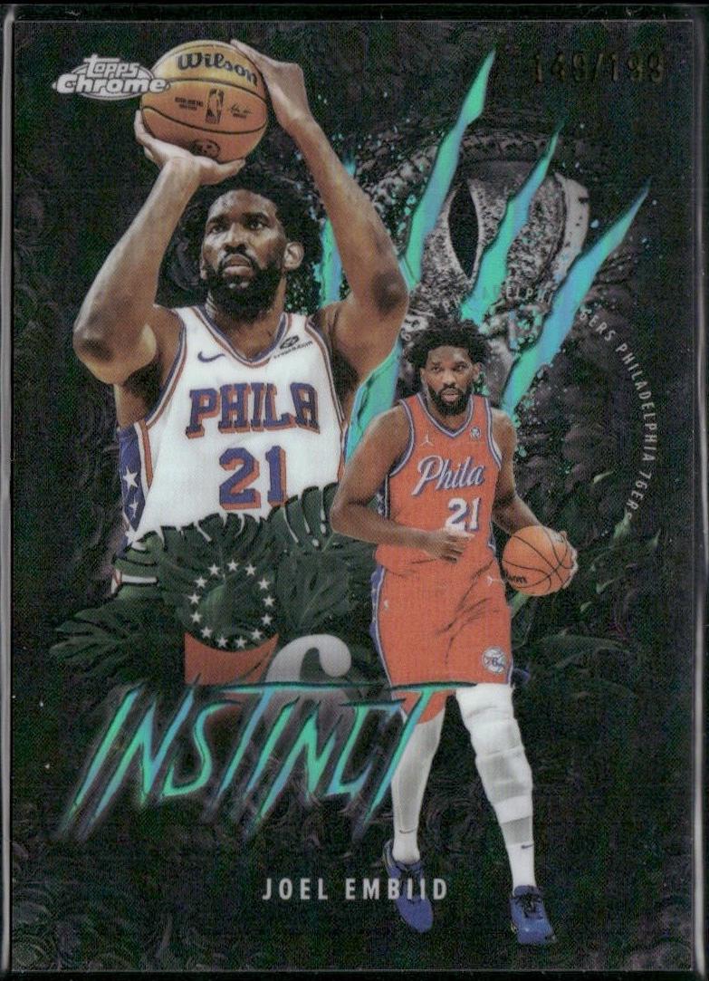 Joel Embiid [Refractor Aqua] #INS-10