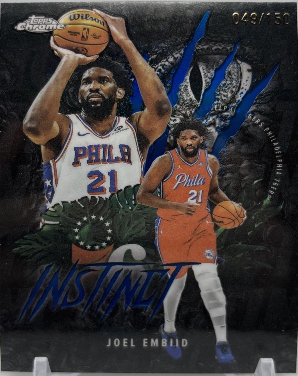 Joel Embiid [Refractor Blue] #INS-10