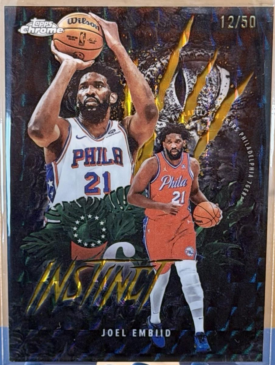 Joel Embiid [Refractor Gold] #INS-10
