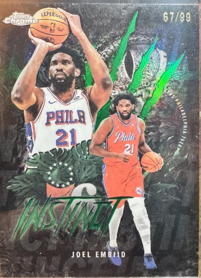 Joel Embiid [Refractor Green] #INS-10