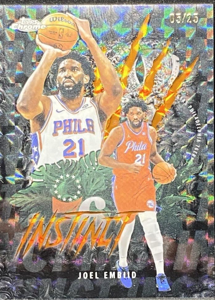 Joel Embiid [Refractor Orange] #INS-10