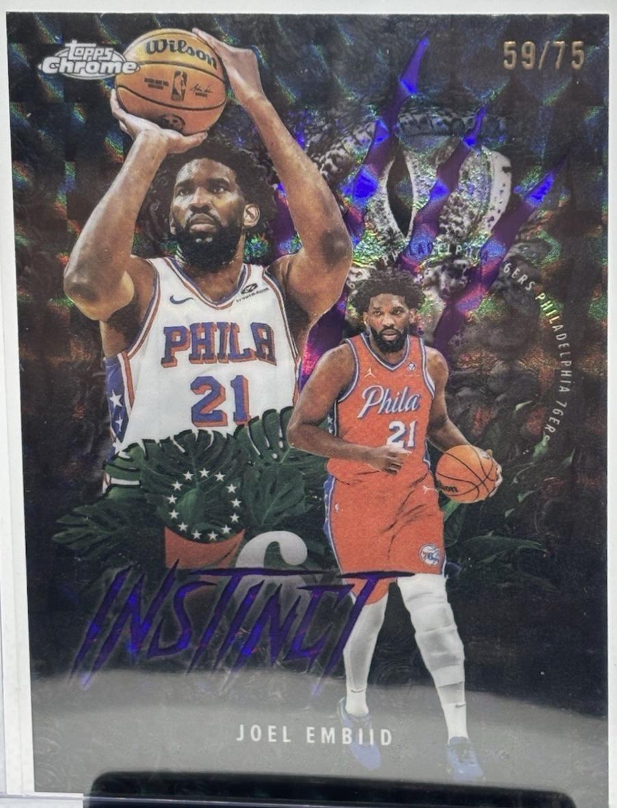 Joel Embiid [Refractor Purple Geometric] #INS-10