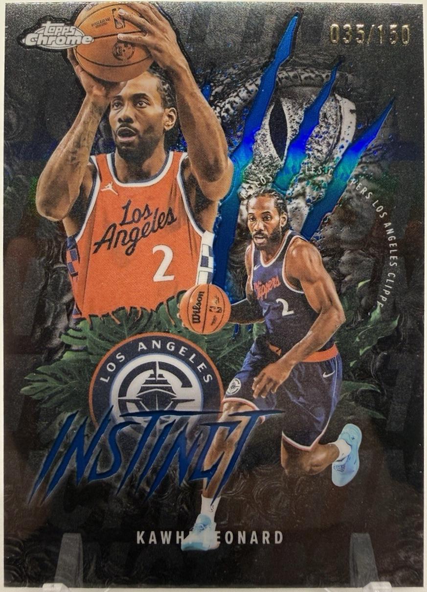 Kawhi Leonard [Refractor Blue] #INS-2