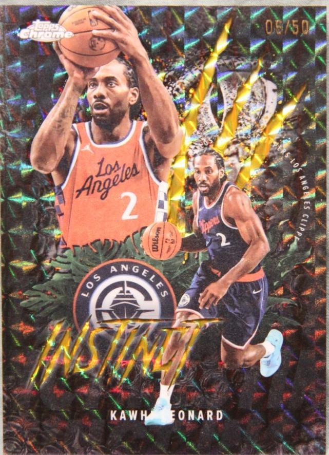 Kawhi Leonard [Refractor Gold Geometric] #INS-2