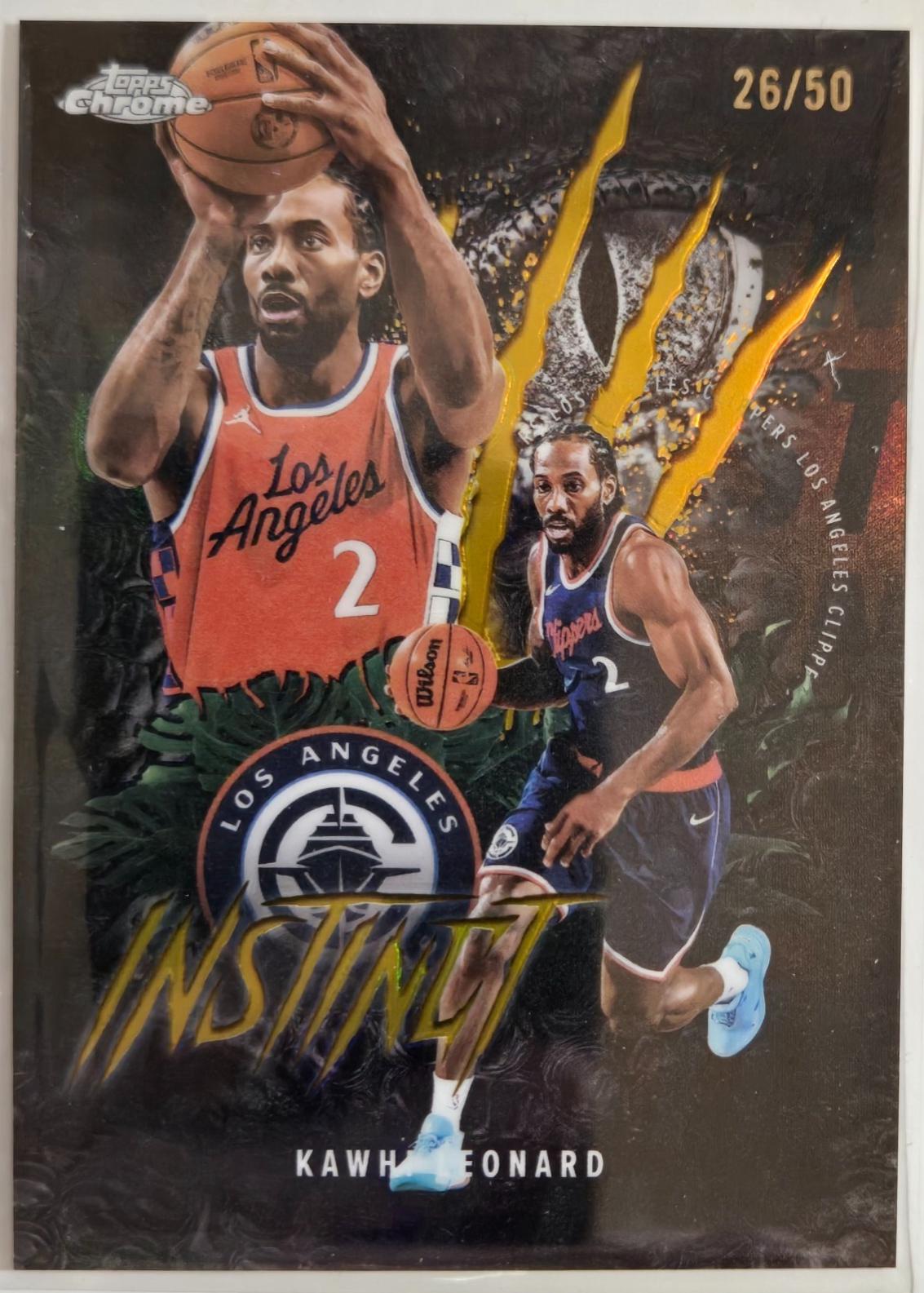 Kawhi Leonard [Refractor Gold] #INS-2