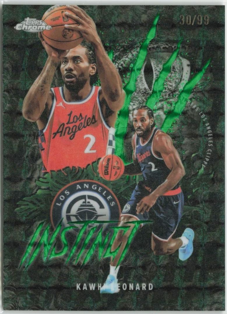 Kawhi Leonard [Refractor Green Geometric] #INS-2