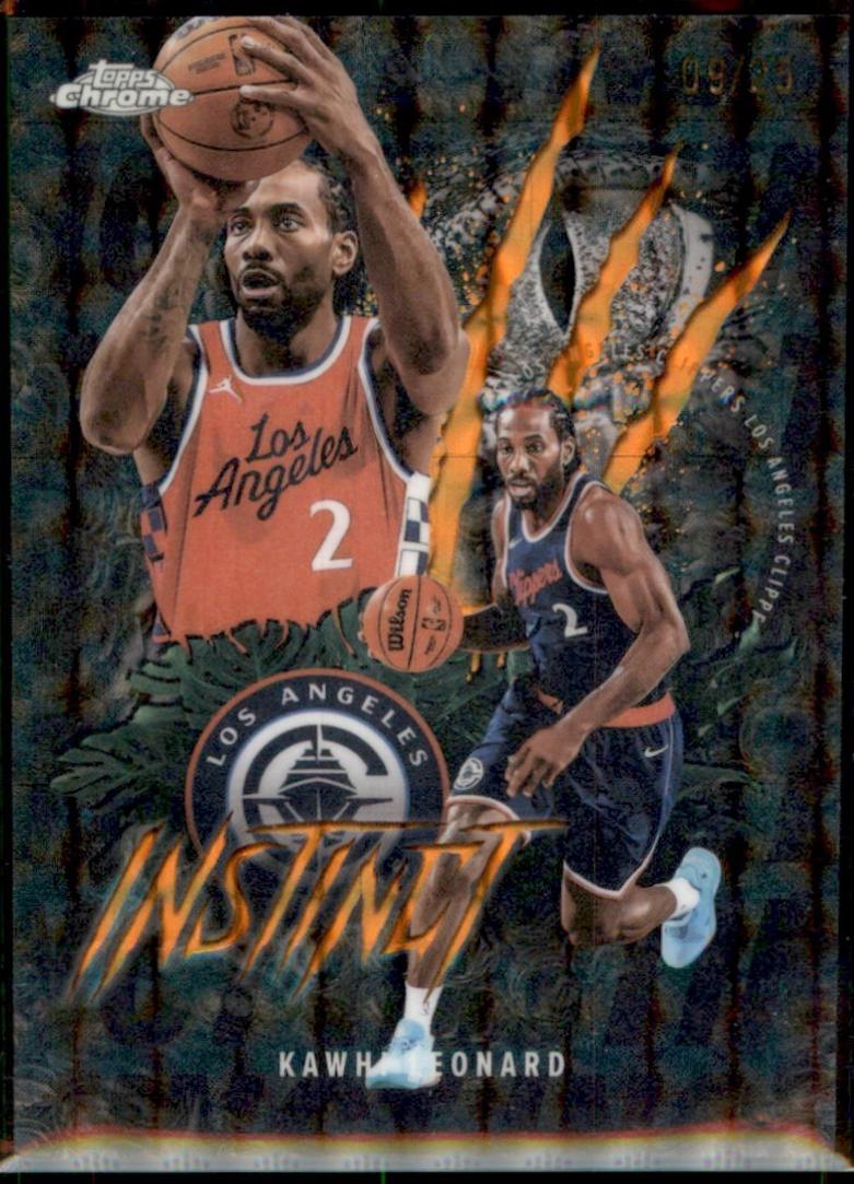 Kawhi Leonard [Refractor Orange Geometric] #INS-2