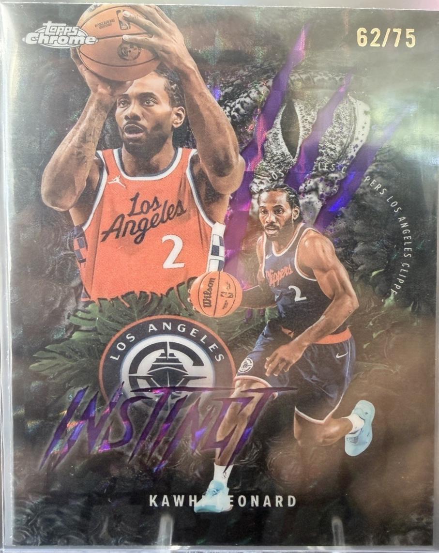Kawhi Leonard [Refractor Purple Geometric] #INS-2